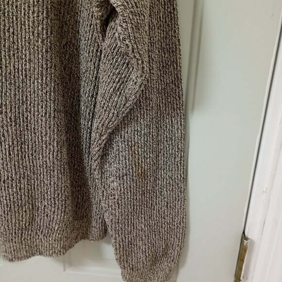 Tommy Hilfiger Mens XL Beige Crewneck Sweater 100% Cotton Made In India - Picture 7 of 15